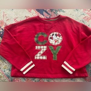 Disney Mickey and Minnie Christmas sweatshirt